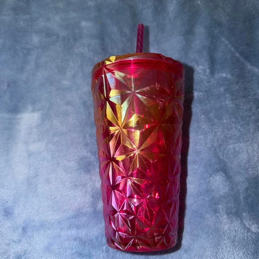 Starbucks Summer 2024 Pink Iridescent Prism Cold Cup Tumbler